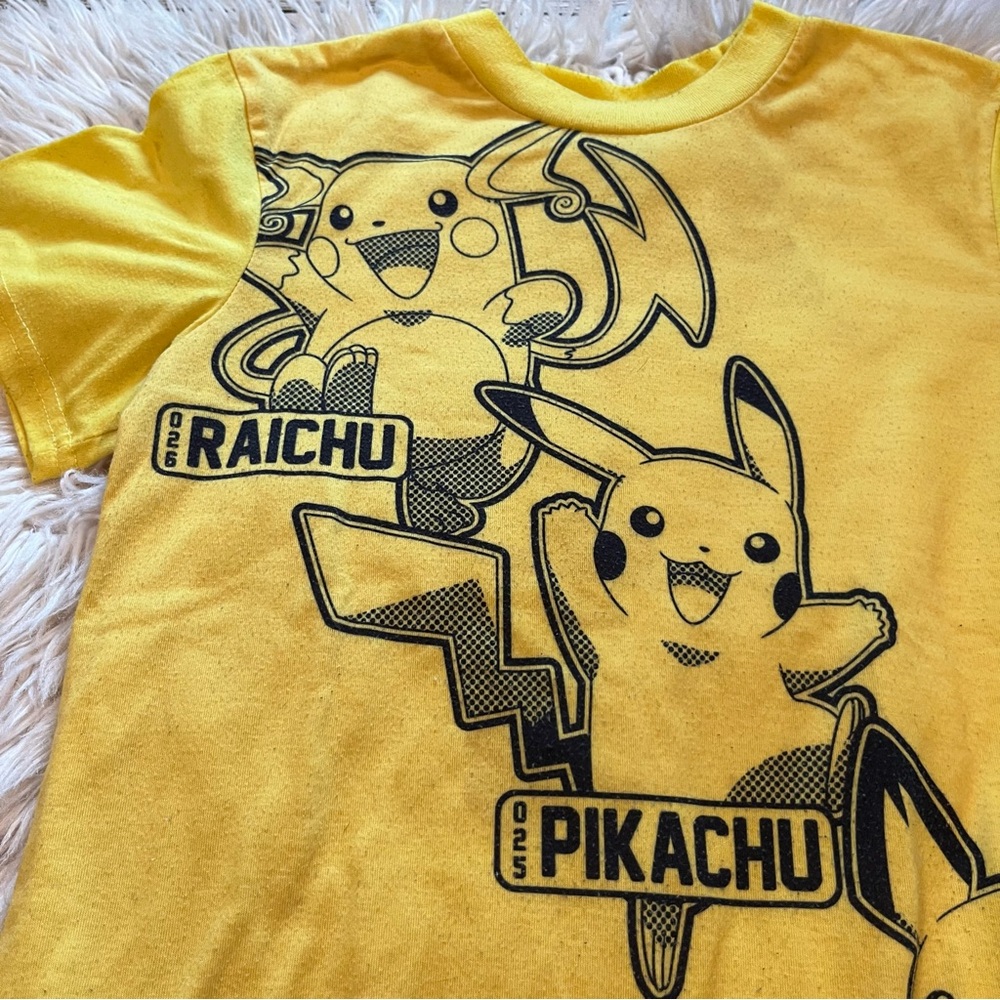 2 Pokemon Kids Pajamas Sets- Blue and Yellow/Black and Yellow - Picture 14 of 16